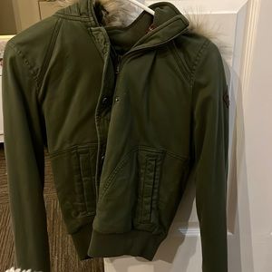 hollis later cropped winter coat